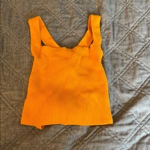 Wilfred Aritzia Backless Crop Top